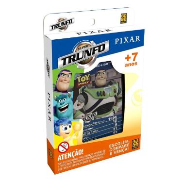 Imagem de Jogos de Carta Super Trunfo Pixar 03959 - Grow