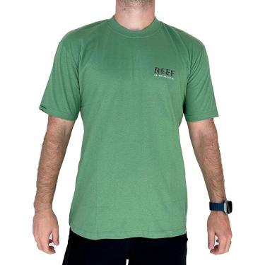 Imagem de Camiseta Reef Básica Estampada 01 SM24 Masculina Verde