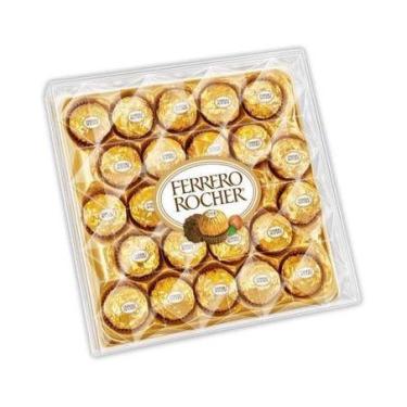 Imagem de Caixa Presente Bombom Ferrero Rocher 24 Unidades 300G