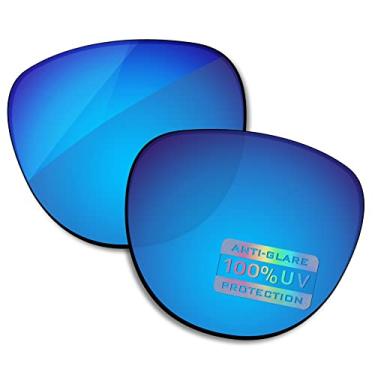 Imagem de Bowyer Lentes de reposição polarizadas para óculos de sol Oakley Latch OO9265 - Espelhado azul surf