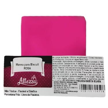 Imagem de Massa Biscuit Colorida/Natural/Branco Fashion Colors 1kg - Escolha a Cor (Rosa)