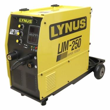 Imagem de Máquina Inversora De Solda Mig Mag 250a Bivolt Com Porta Eletrodo E Garra Negativa Lim-250hp Lynus