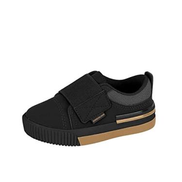 Imagem de SAPATO CASUAL BEBE DE USO COMUM C/SOLA SINT. CABEDAL SINT. PRETO 01/GRAFITE/PRETO 24