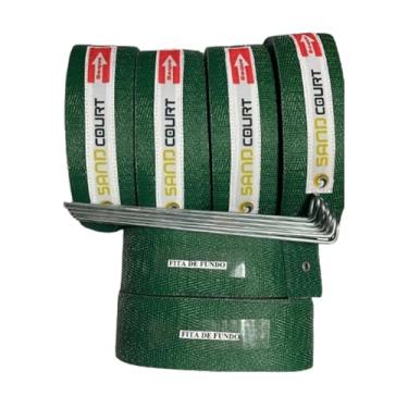 Imagem de Faixa de Marcação para Quadra Beach Tennis e Vôlei Pro (Verde)