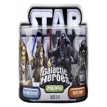 Imagem de Hasbro 85211 Star Wars Galactic Heroes Mini-Figure 2 Pack - Obi-Wan Kenobi & Darth Vader