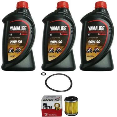Imagem de Revisão Lander250 Fazer250 Oleo Mineral 20w50 + Filtro Oleo - VALFLEX/