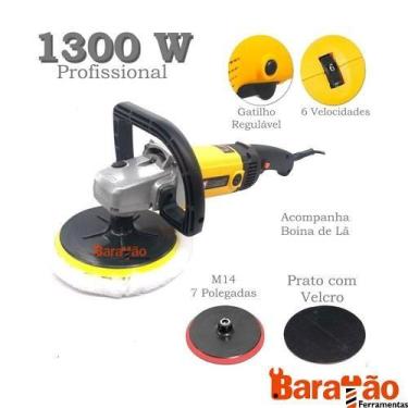 Imagem de Politriz automotiva nakasaki -1300w, 220V