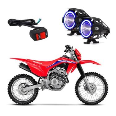 Imagem de Kit Led Farol Milha Moto Honda CRF 230F 2007 2008 2009 2010 2011 2012 