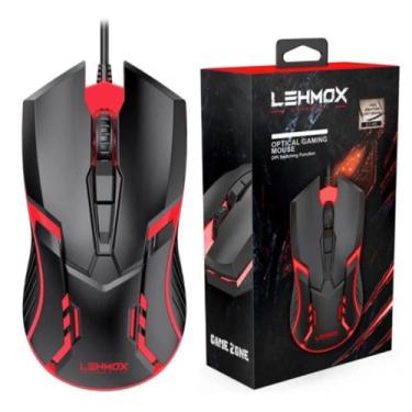Imagem de Mouse Gamer Super Gt-M5 Ergonomico Preto - LEHMOX