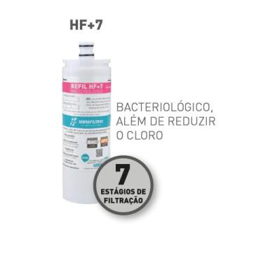 Imagem de Refil Para Purificadores Ibbl Remove Bactérias E Cloro Hf+7 - HIDROFIL