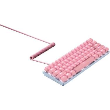Imagem de Conjunto de teclas Razer Keycap PBT + Cabo Espiral - Quartz - RC210149