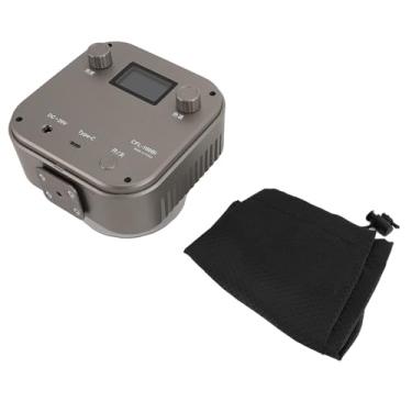 Imagem de Luz de Vídeo Led Cob de 100w para Montagem Bowens 3000-6500k Ra≥97 Abs Iluminação de Fotografia Portátil Com Ventilador de Resfriamento para Entrevista Vlog