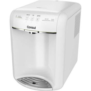 Imagem de Purificador De Água Com Compressor Consul Função Gelada 127V, Branco, 