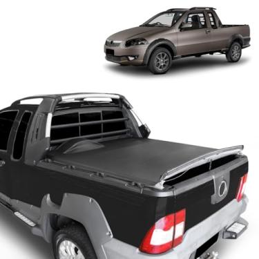 Imagem de Capota Marítima Strada Locker Cabine Estendida 09 10 11 12 13 Com Gancho Estepe Flash Force