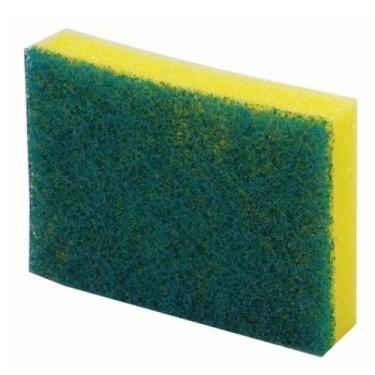 Imagem de Esponja Multiuso Dupla Face SuperPro Bettanin 11 x 7,5 cm Verde e Amar
