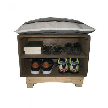 Imagem de Sapateira Puff Listras