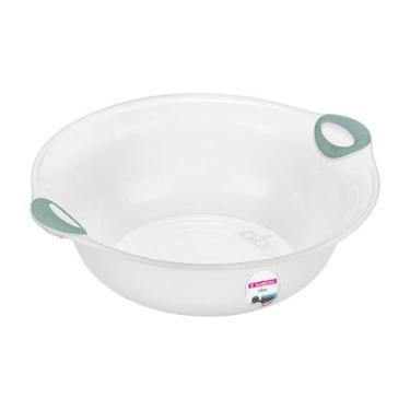 Imagem de Bacia Plástica Transparente 15,7L Oba Sanremo