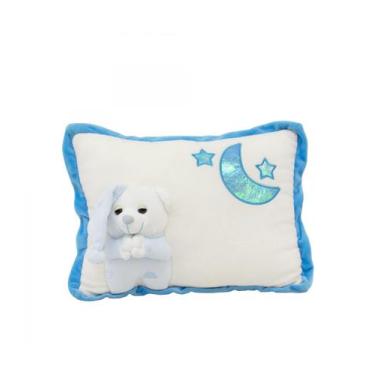 Imagem de Almofada Urso Azul Soneca 33X25cm - Fofy Toys