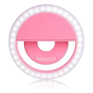 Imagem de Luz selfie celular fotos iluminação led clip ring light flash - Led fl