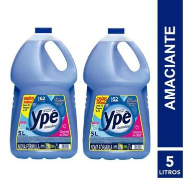 Imagem de Ypê Amaciante de Roupas Tradicional Aconchego 5L Kit 2 unid