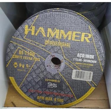 Imagem de Disco de Corte Fino 180 x 1,6 x 22,2mm / 230 x 2,0 x 22,2mm - Hammer /
