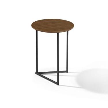 Imagem de Mesa Lateral Decorativo Redonda Industrial Jade Pronto Envio - DTH