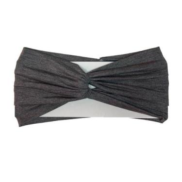 Imagem de Faixa Turbante Aberto Headband Skin Care, cinza