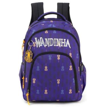 Imagem de Mochila De Costas Laptop Wandinha Violoncelo Roxa - Luxcel
