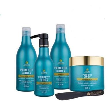 Imagem de Kit Produtos Cabelos Cacheados Profissional Dyusar - Dyusar Cosmeticos