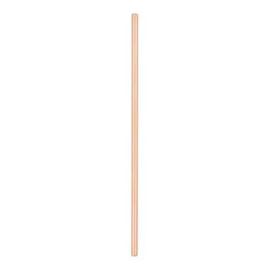 Imagem de (19cm , Copper-plated) - 19cm Reusable Stainless Steel Drink Straws: Perfect for Restaurants, Bars, and Cafes - Copper Plated Cocktail Straw - Short, Safe Rounded Design Suitable for Child Use - 2-CT - Restaurantware