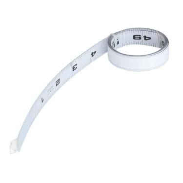 Imagem de Régua de Bancada de Fita Métrica Adesiva de 48 Polegadas Fita Métrica Adesiva Métrica de Aço Carbono de 4 Pés para Mesa de Desenho de Serra de Marcenaria Com Marcações de Escala