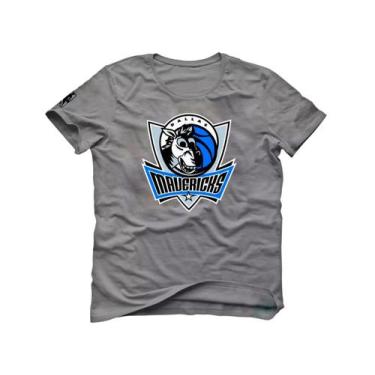 Imagem de Camiseta Basquete Dirk Nowitzki Logo Dallas Maverickss - Loja White Ma
