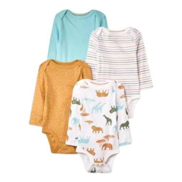 Imagem de Kit body Safari Cloud Island - Carter's, RN (NB)