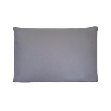 Imagem de Fronha Avulsa Berço Bebê 30x40cm Percal 200 Fios 100% Algodão Cinza Ar