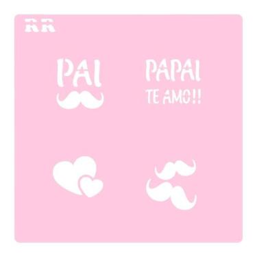 Imagem de Stencil Pai 1 - Ref. 4068 - 1 unidade - RR Cortadores - Rizzo