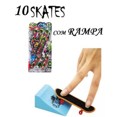 Imagem de 10 skates de dedo com rampa radical obstáculos - ART