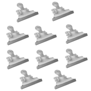 Imagem de Kit 10 Prendedores De Papel Zincado Grande 95mm - Cavia