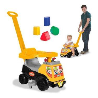 Imagem de Totoka Plus Menino Trator Triciclo Infantil Bebe Empurrador - Cardoso 