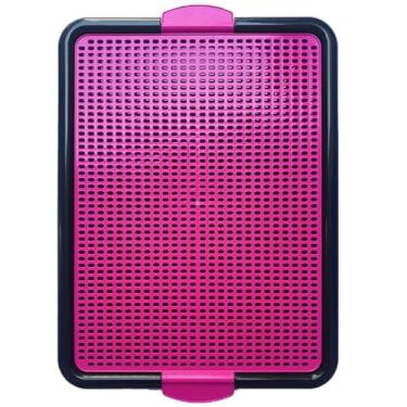 Imagem de Sanitário Canino Xixi Dog Banheiro Pet Tapete Higiênico Cães(Rosa)