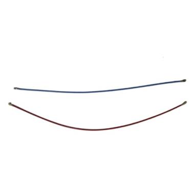 Imagem de zhxchzhi Cabo de substituição de cabo coaxial de antena OEM para Samsung Galaxy A15 5G SM-A156U/A156B vermelho + azul 2 peças/conjunto