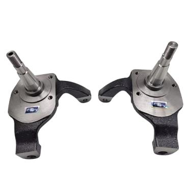 Imagem de Forlevlaep 2 peças de eixo de queda de 2 1/5.1 cm para Volkswagen Beetle 1966-1977 buggy de duna de freio a tambor de junta esférica