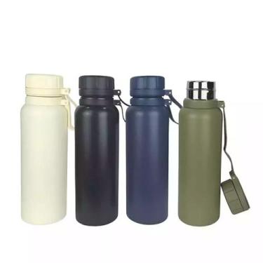 Imagem de Garrafa Térmica Inox 650ml com Isolamento Térmico - Cores Sortidas - G