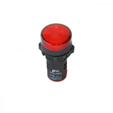 Imagem de Sinaleiro Jng ''Led'' Plastico Ad16-22 220V Vermelho 52071 - Kit C/10,