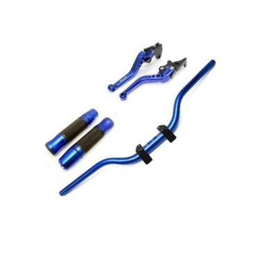 Imagem de Kit Guidão Naked Manopla Fechada Jupiter Manete Factor Fazer 150 Ubs -