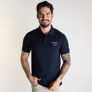 Imagem de Camisa Polo Tommy Jeans Corp. Marinho-Masculino