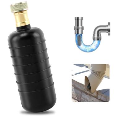 Imagem de Bexiga de drenagem, bexiga de limpeza de ralo de borracha para tubos de drenagem de 10 a 15 cm, esgoto desobstrui bloqueios persistentes em pias de cozinha, banheiras, canos de encanamento e ralos