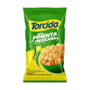 Imagem de Biscoito Salgadinho Torcida 35g C/10 Unidades, 10x Pimenta Mexicana