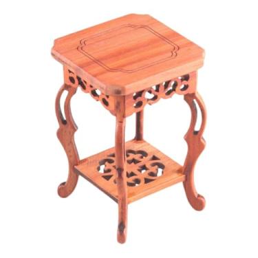 Imagem de Baoblaze Base para Exibição de Plantas em Aquário 8 X 8 Cm , Marrom, Tamanho real