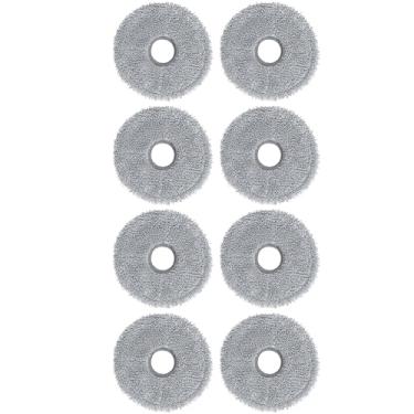 Imagem de HUAYUWA Kit de acessórios compatível com Xiao-mi S10+ X10+, compatível com peças de substituição de aspirador de pó robótico Dreame Bot L10S Ultra/L10S Pro/W10S Pro (8 panos de limpeza de panos de
