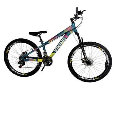 Imagem de Bicicleta Aro 26 Aluminio 21 Velocidade Vikingx Tuff 25 Freio Disco Hi